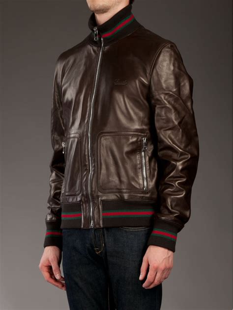 Gucci leather jackets